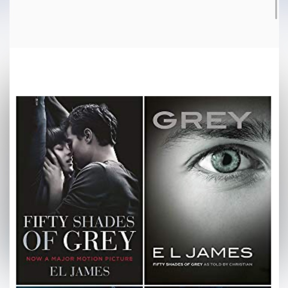 Fifty Shades of Grey (2) Paperback Book Bundle